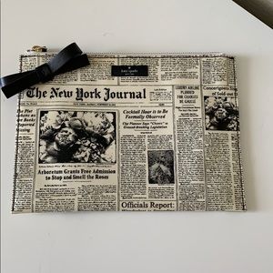 Kate Spade Newspaper Clutch